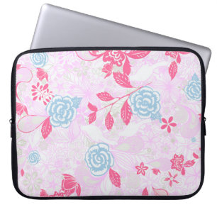 Capa Para Notebook Padrão floral pastel colorido bonito