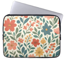 Padrão Floral Pintado à Mão – Botânica Colorida