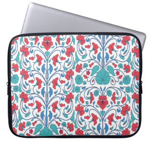 Capa Para Notebook Padrão floral sem costura com flores de nasturtiu