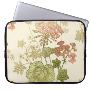 Capa Para Notebook Padrão floral sem costura. Folhagem verde, gera ro