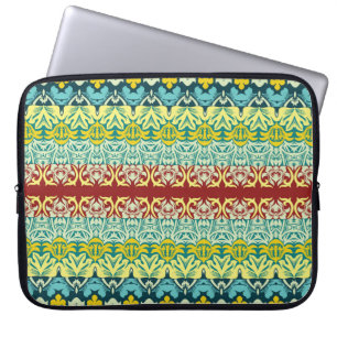 Capa Para Notebook Padrão floral sem costura ornamental