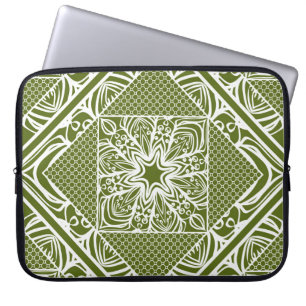 Capa Para Notebook Padrão floral sem costura. Vintage illustr