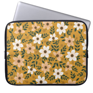 Capa Para Notebook padrão floral tradicional sem descontinuidades no