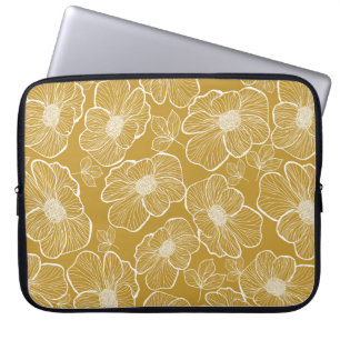 Capa Para Notebook Padrão floral uniforme de abstrato. Grupo de trá