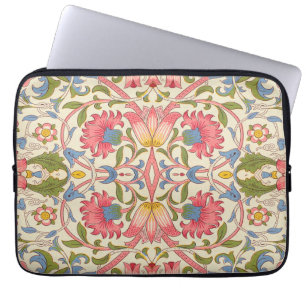 Capa Para Notebook Padrão Floral William Morris Lodden Pastel