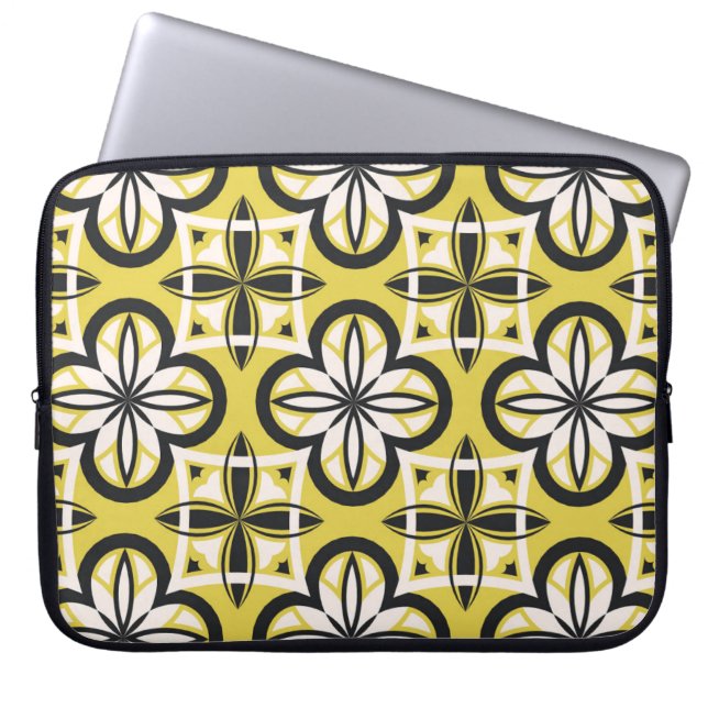 Capa Para Notebook Padrão fundamental. Ilustração de vinheta abstrata (Frente)