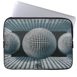 Capa Para Notebook Padrão Geométrico Abstrato Moderno Preto Branco 13