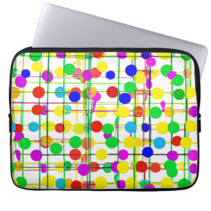 Capa Para Notebook Padrão Geométrico Aleatório