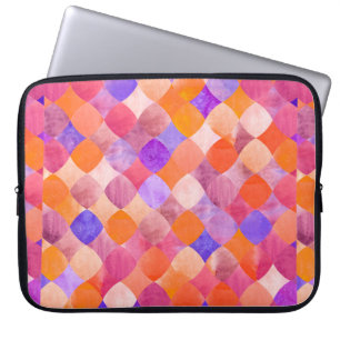 Capa Para Notebook padrão geométrico de abstrato glitter