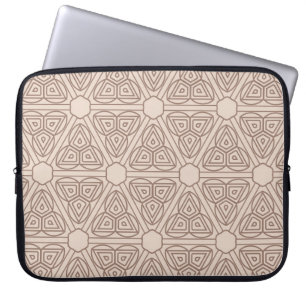 Capa Para Notebook padrão geométrico decorativo sem costura. ilustraç