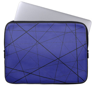 Capa Para Notebook Padrão geométrico preto e branco