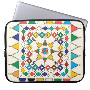Capa Para Notebook Padrão geométrico repetitivo decorativo inspirado 