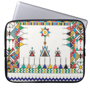 Capa Para Notebook Padrão geométrico repetitivo decorativo inspirado