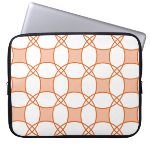 Capa Para Notebook Padrão geométrico sem costura com círculos