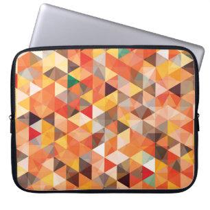 Capa Para Notebook Padrão geométrico sem costura do triângulo abstrat