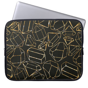 Capa Para Notebook Padrão geométrico sem costura no estilo dos anos