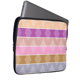 Capa Para Notebook Padrão geométrico xadrez listrado multicolorido re