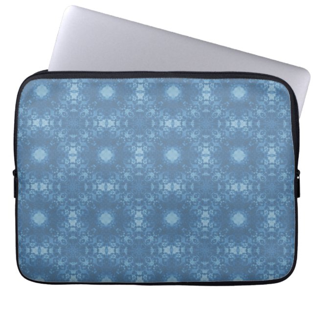 Capa Para Notebook Padrão Goth de Assinatura Azul (Frente)