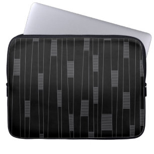 Capa Para Notebook Padrão gráfico de linha simples, mínimo e moderno