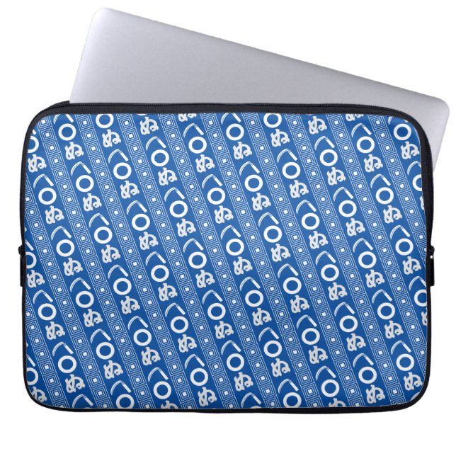 Capa Para Notebook Padrão Gráfico no Estilo Edo Kamawanu (Frente)