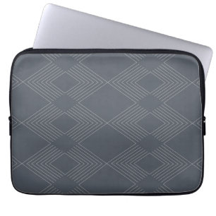 Capa Para Notebook Padrão gráfico simples, elegante, urbano, de linha
