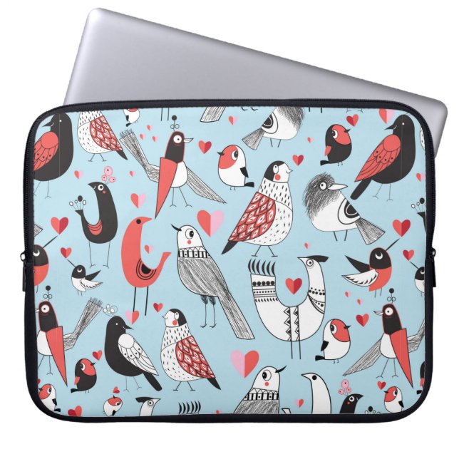 Capa Para Notebook Padrão gráfico uniforme de imagens engraçadas de p (Frente)