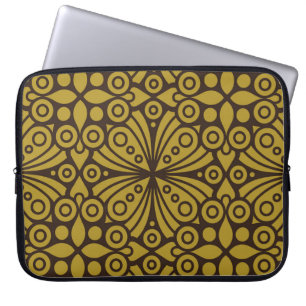 Capa Para Notebook Padrão Indígena Floral Layeredabstract, arte, casa