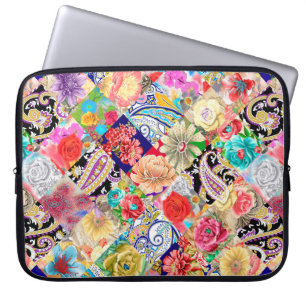 Capa Para Notebook padrão índio paisley tradicional no backgro do m