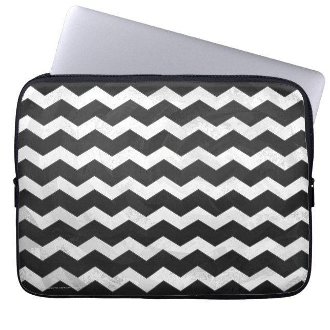 Capa Para Notebook Padrão Kohl Black Chevron (Frente)