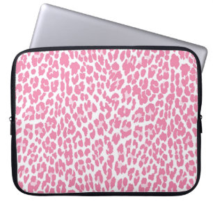 Capa Para Notebook Padrão-Leopardo Rosa