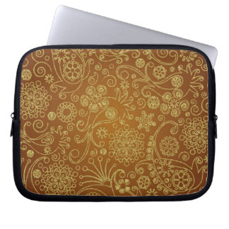 Capa Para Notebook Padrão Moderno de Paisley Retro Invisível