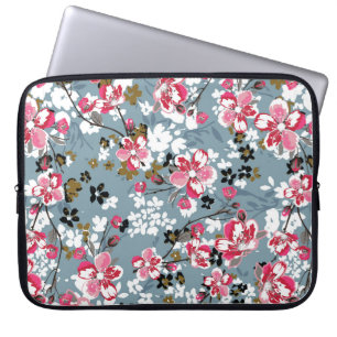 Capa Para Notebook Padrão modesto em flores pequenas