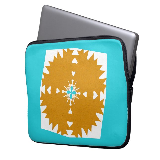 Capa Para Notebook Padrão Multicolorido das Vibes do Sudoeste (Frente Esquerda)