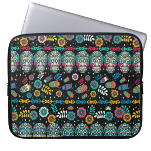 Capa Para Notebook Padrão multicolorido perfeito. Estilo Boho decorad