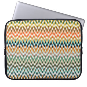 Capa Para Notebook Padrão multicolorido Zigzag