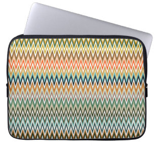 Capa Para Notebook Padrão multicolorido Zigzag colorido