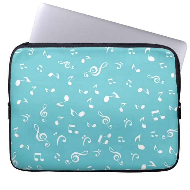Capa Para Notebook Padrão musical (Frente)