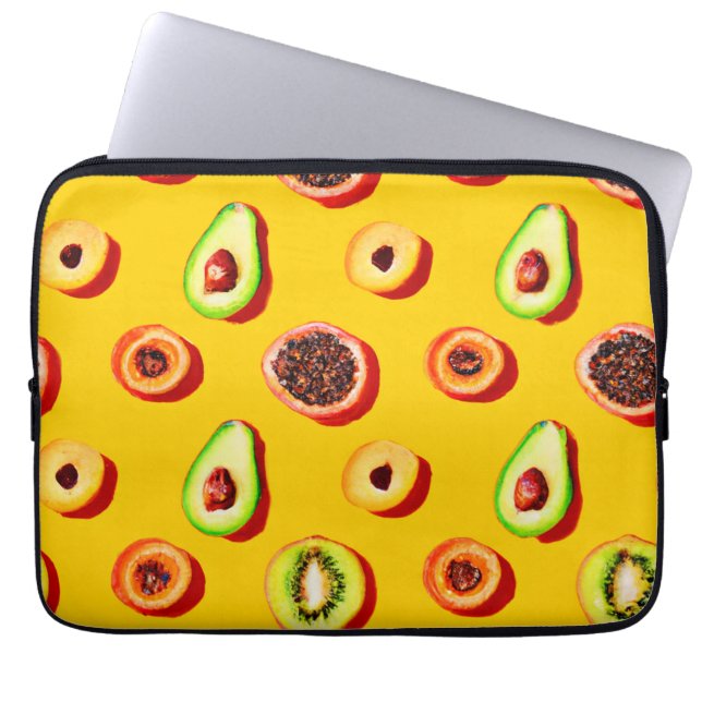 Capa Para Notebook Padrão Na moda Neon Fruta (Frente)