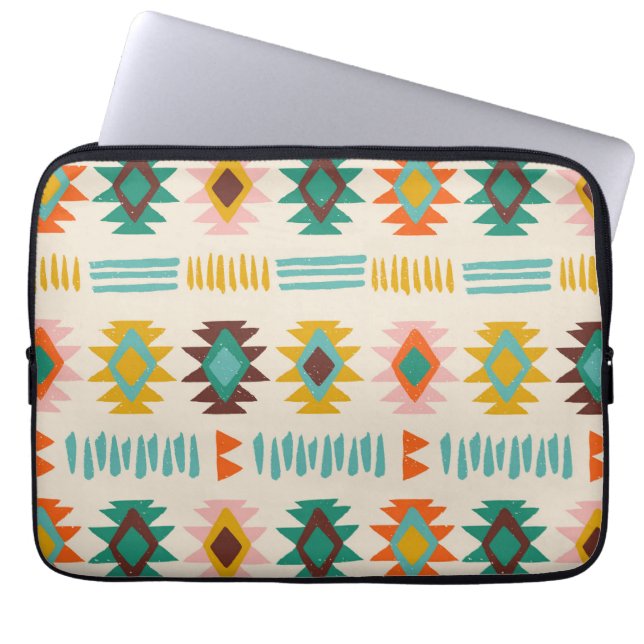 Capa Para Notebook Padrão Nativo Americano Navajo (Frente)