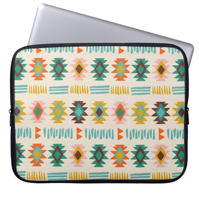 Capa Para Notebook Padrão Nativo Americano Navajo (Frente)