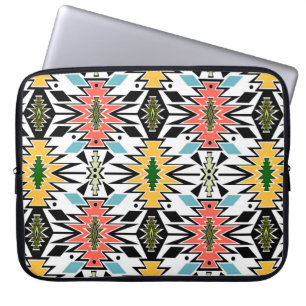 Capa Para Notebook Padrão ornamental africano tribal sem costura
