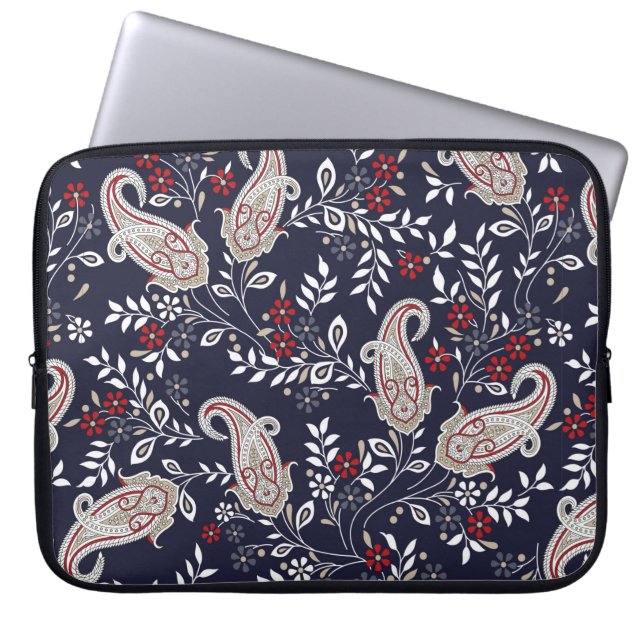 Capa Para Notebook padrão paisley tradicional da Índia (Frente)