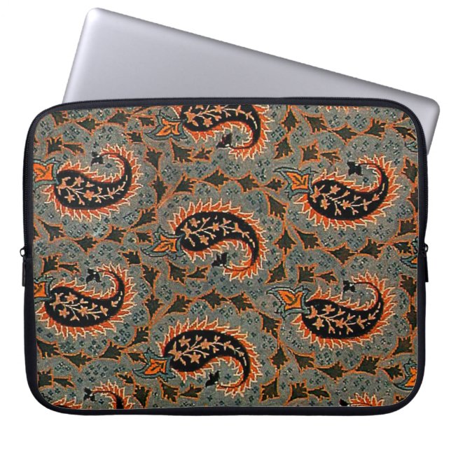 Capa Para Notebook Padrão Paisley Turco Persa Antigo (Frente)
