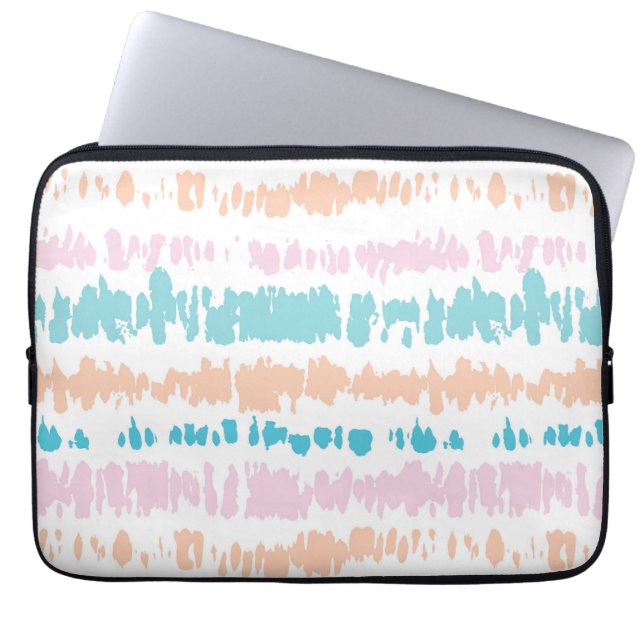 Capa Para Notebook Padrão Pastel Batik (Frente)