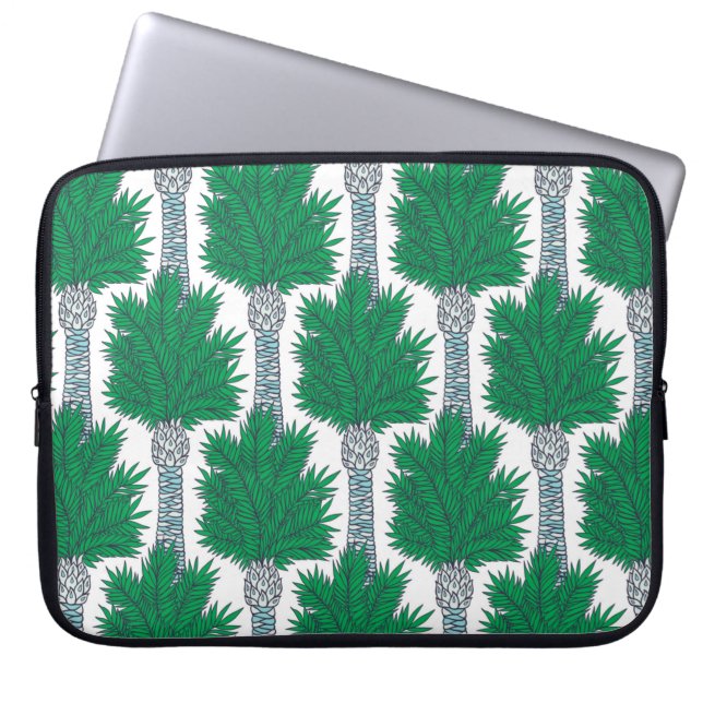 Capa Para Notebook Padrão perfeito da palmeira. (Frente)