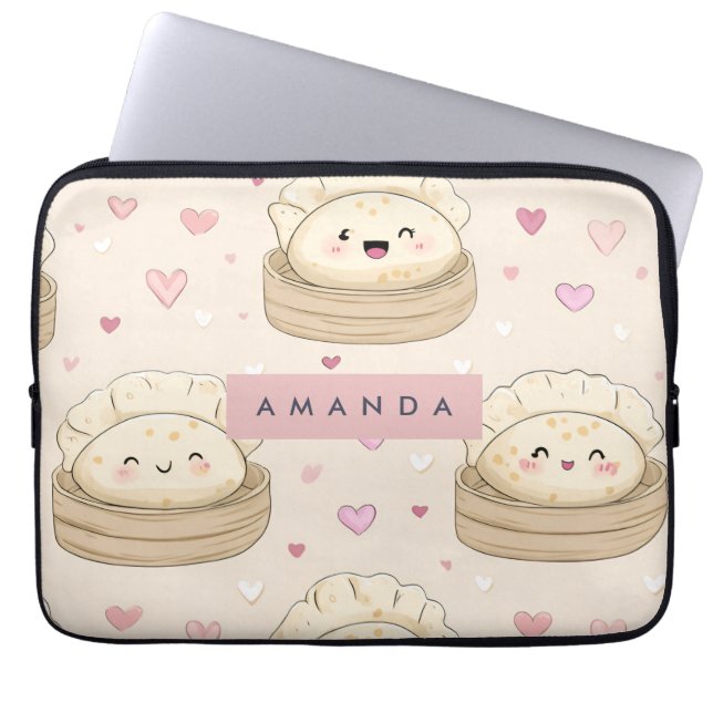 Capa Para Notebook Padrão personalizado de despejo Kawaii Pastel (Frente)