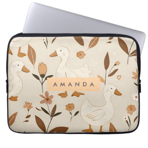 Capa Para Notebook Padrão Personalizado de Patos Agrícolas Agraváveis