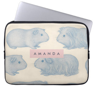 Capa Para Notebook Padrão Personalizado de Porquinhos-da-índia Esteti