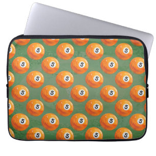 Capa Para Notebook Padrão pintado da esfera da piscina 5