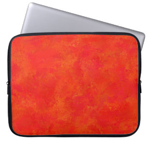 Capa Para Notebook Padrão Red Orange Abstrato